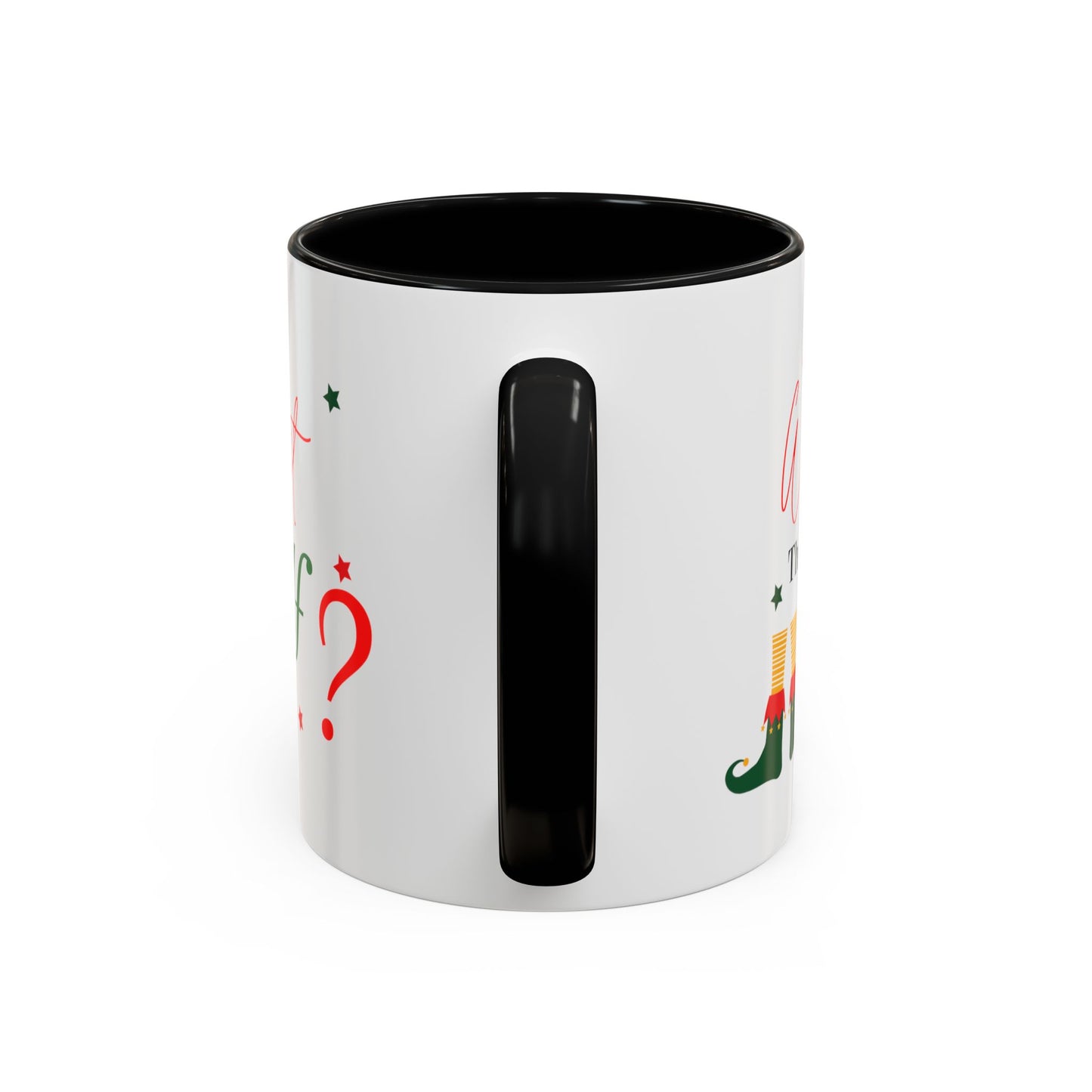 What the Elf? Accent Coffee Mug (11, 15oz)