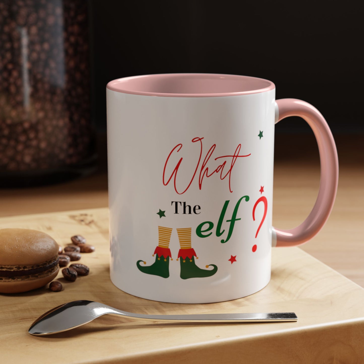 What the Elf? Accent Coffee Mug (11, 15oz)