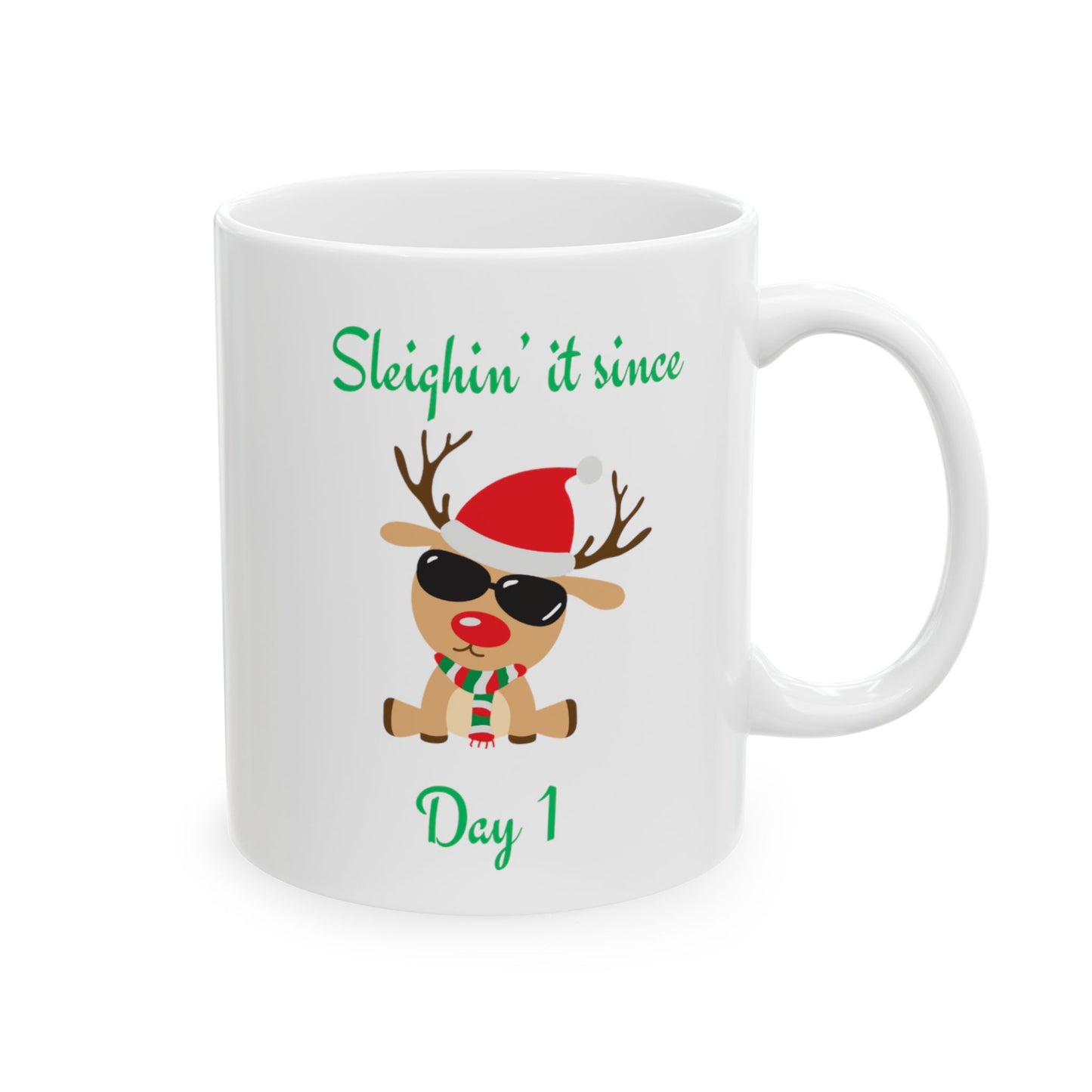 Sleighin' it Ceramic Mug, (11oz, 15oz)