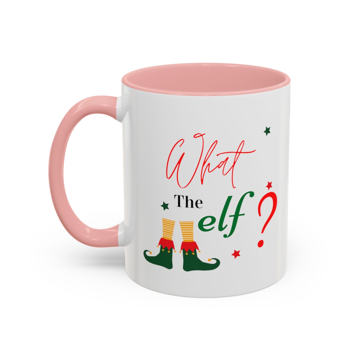 What the Elf? Accent Coffee Mug (11, 15oz)