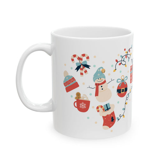 Christmas Ornaments Ceramic Mug, (11oz, 15oz)