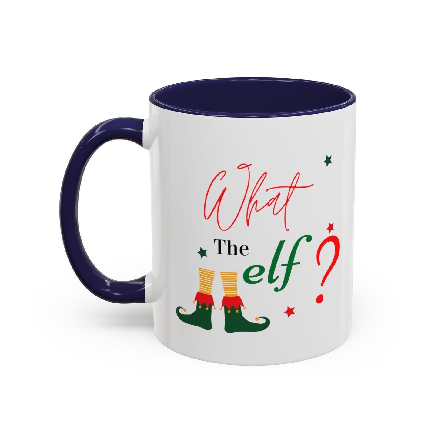 What the Elf? Accent Coffee Mug (11, 15oz)