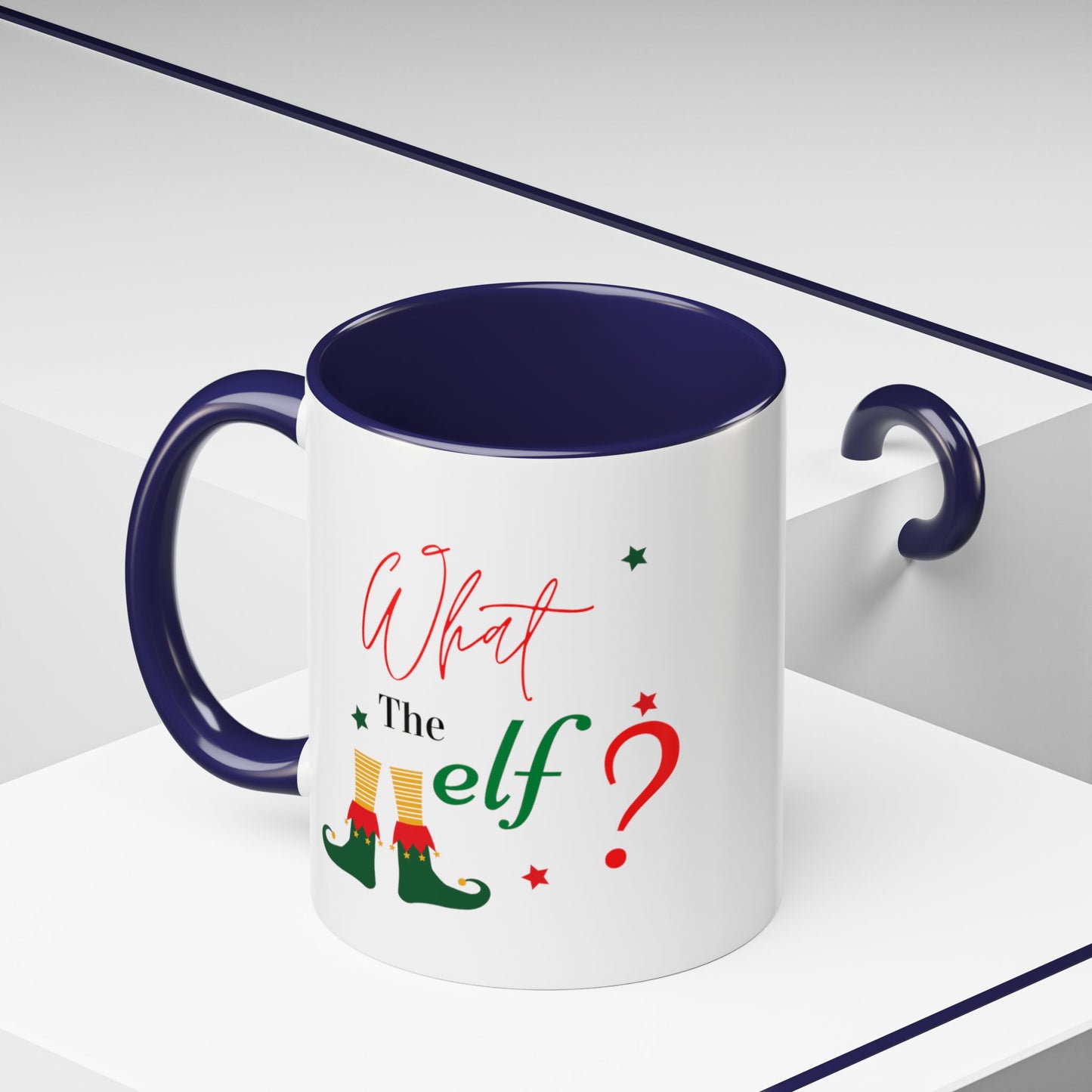 What the Elf? Accent Coffee Mug (11, 15oz)