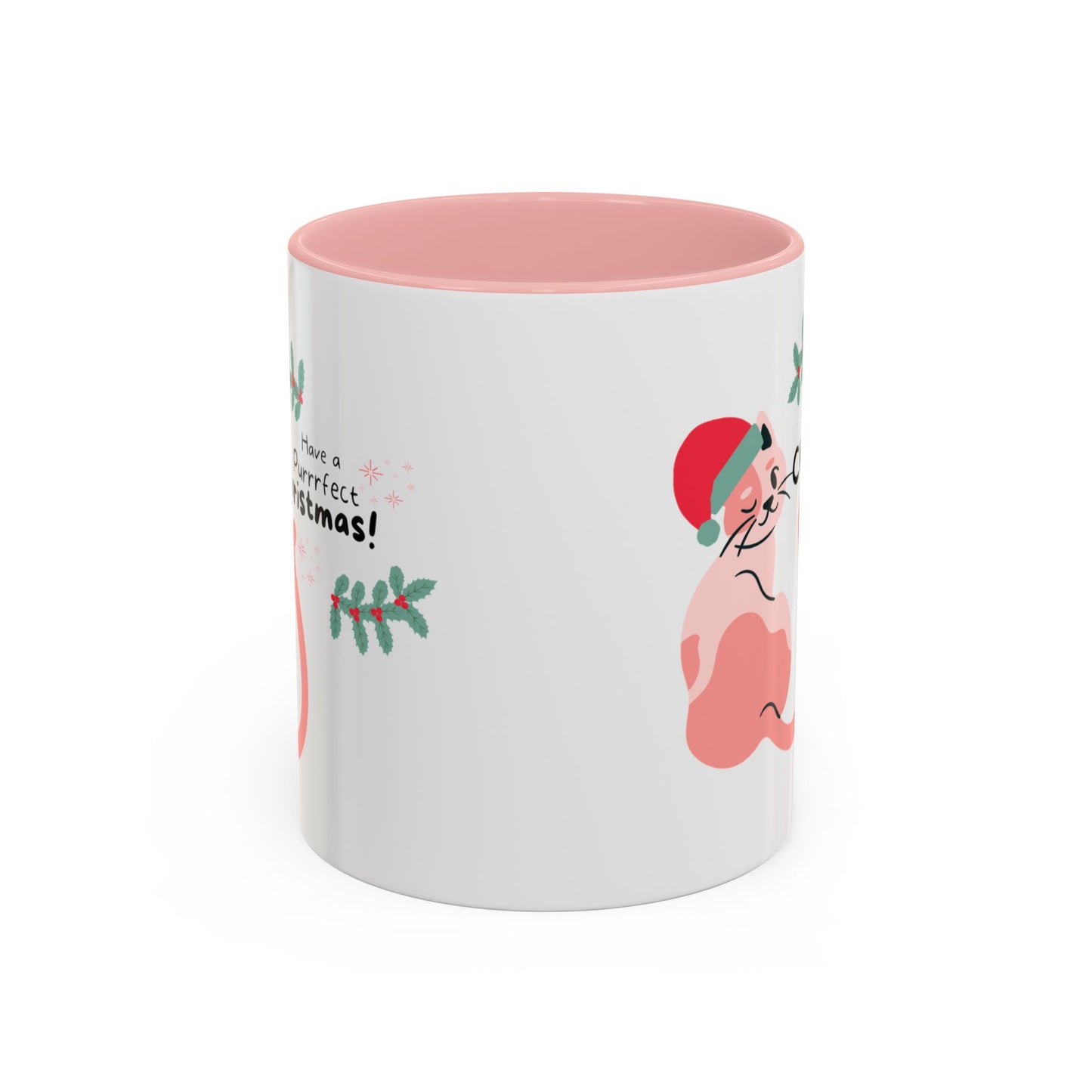 Purrrfect Christmas Accent Coffee Mug (11, 15oz)