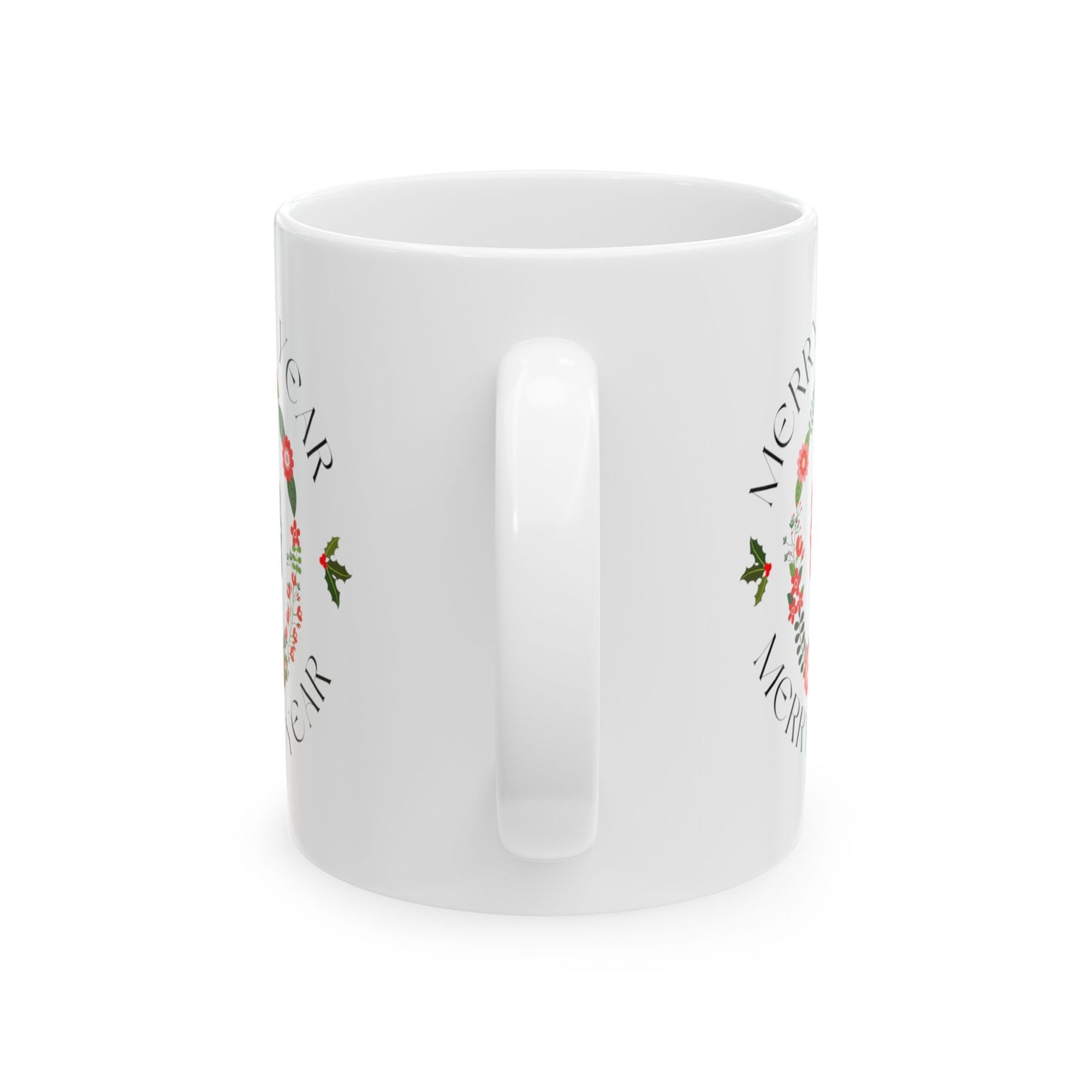 Merry Christmas Ceramic Mug, (11oz, 15oz)