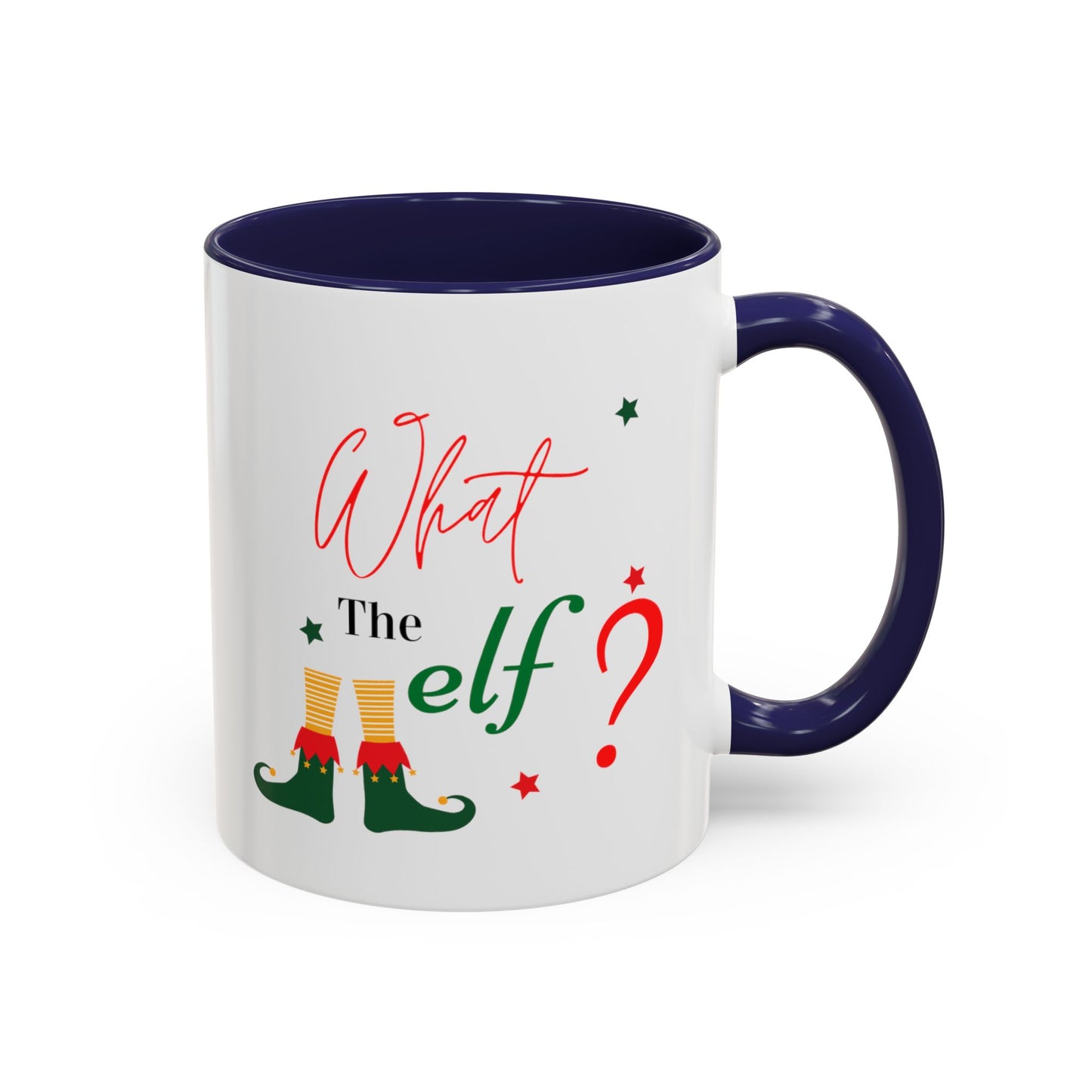 What the Elf? Accent Coffee Mug (11, 15oz)