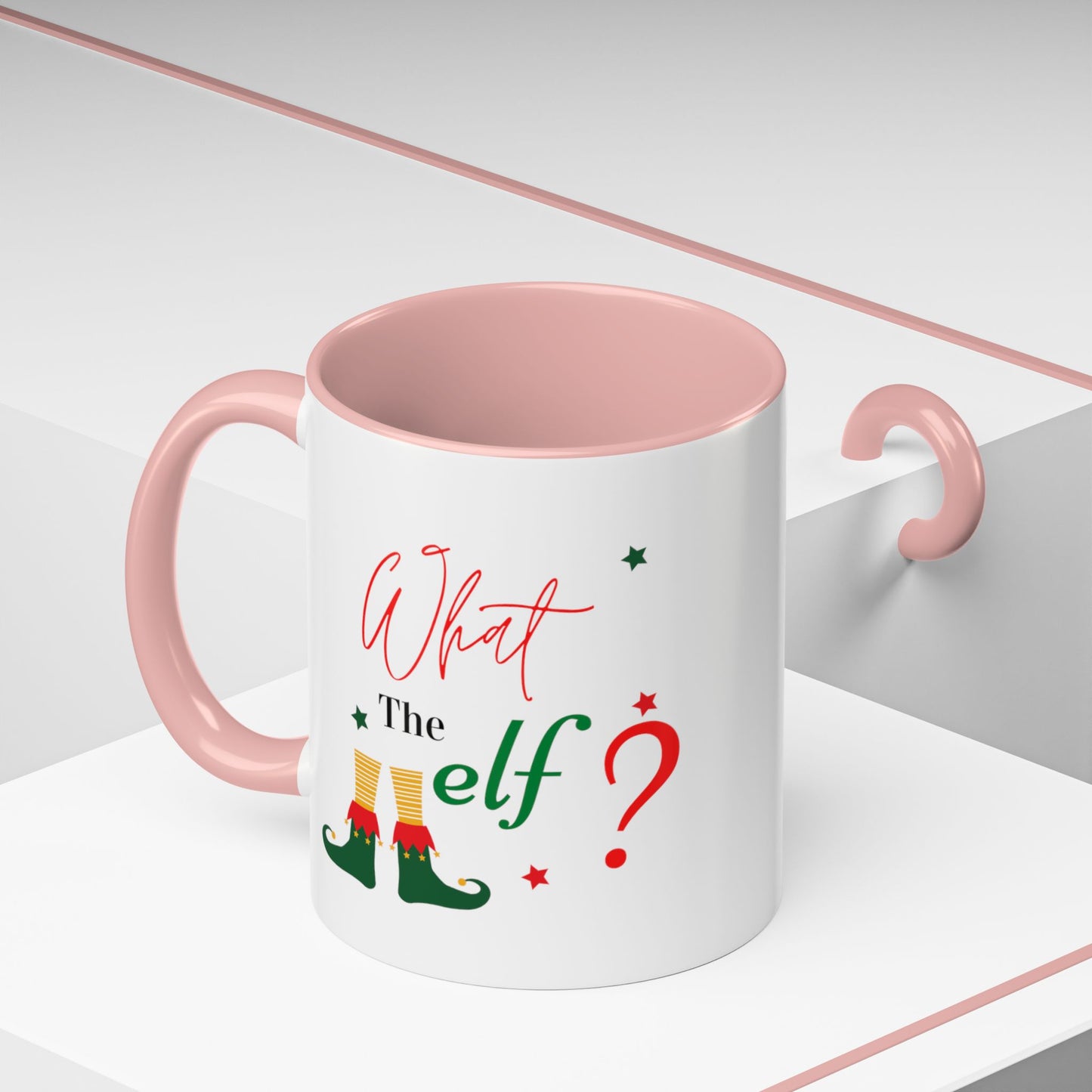 What the Elf? Accent Coffee Mug (11, 15oz)