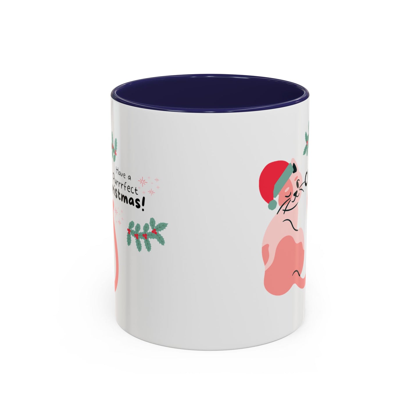 Purrrfect Christmas Accent Coffee Mug (11, 15oz)