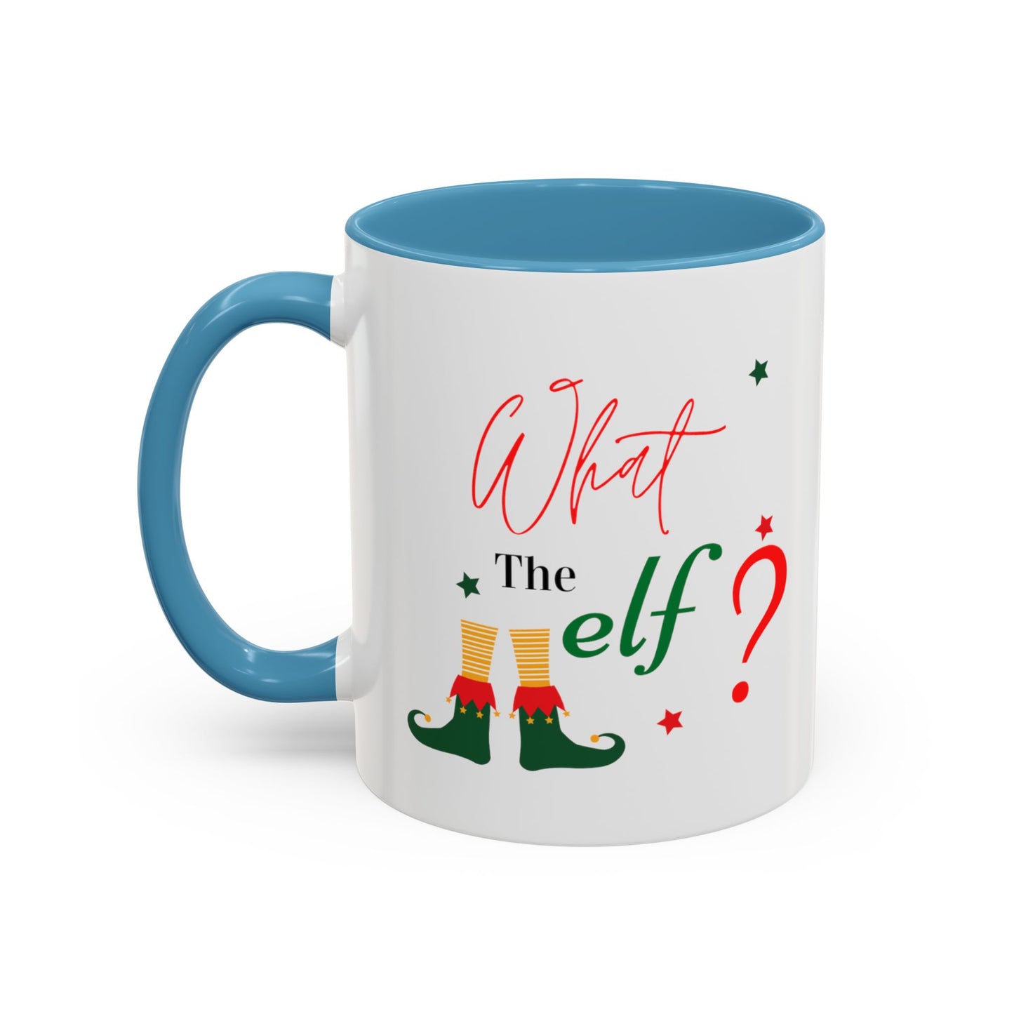 What the Elf? Accent Coffee Mug (11, 15oz)