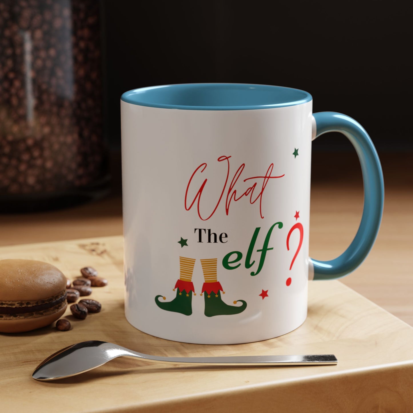 What the Elf? Accent Coffee Mug (11, 15oz)