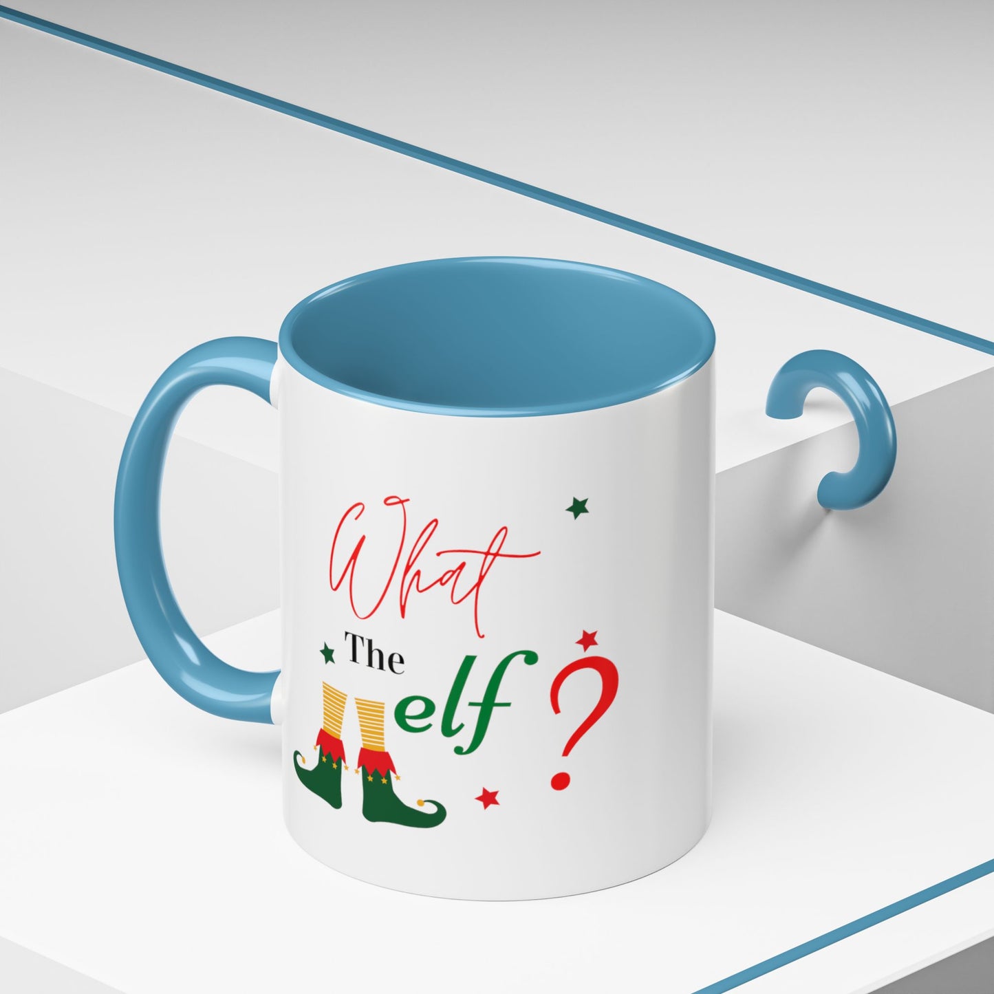 What the Elf? Accent Coffee Mug (11, 15oz)